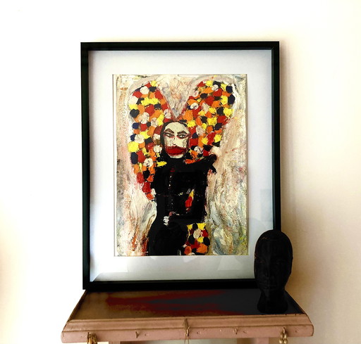 Schilderij van Moszkowicz: Madame vendredi 