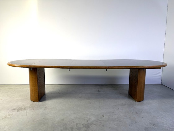 Tavolo da pranzo vintage XL allungabile di Rincklake Van Endert, anni '60 – Tavoli da pranzo, Plastica, Legno (photo 4 of 13)