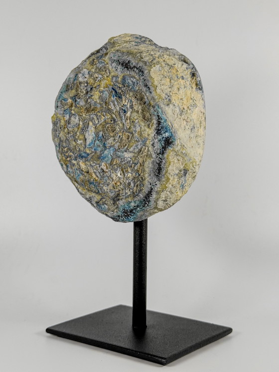 Image 1 of Blauw agaat op standaard