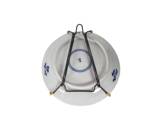 Image 1 of Mosa - Kangxi stijl - 3 x bordje - decor Peterselie - Maastricht - 1901