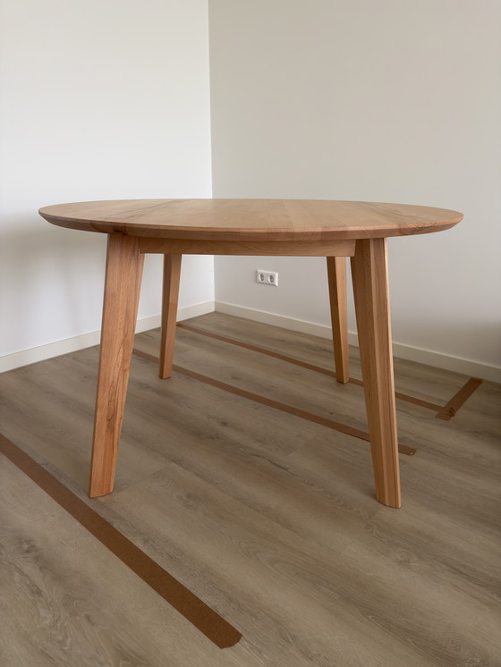 Image 1 of The Machine Room Sav & Okse Nonne Table Round Beech 120 CM