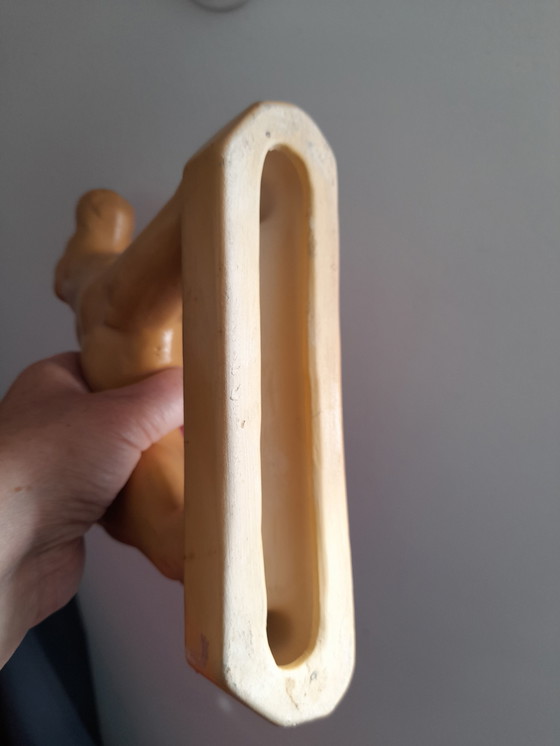 Image 1 of Chien Airdale terriër en céramique Art deco