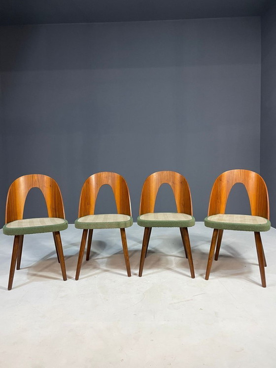 Image 1 of Ensemble de 4 chaises de salle à manger d'Antonín Šuman, Tchécoslovaquie, années 1960