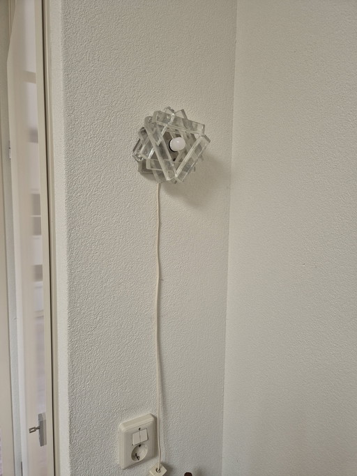 Applique murale vintage en verre de Murano par Poliarte