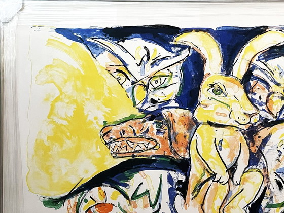Hellhound On My Trail, Lithographien & Drucke, Papier, Gelb, Modern (Foto 6 von 9)