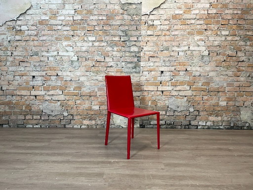 4x Arper Norma rosso