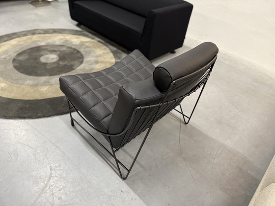 Image 1 of Sillón Leolux Volare cuero negro