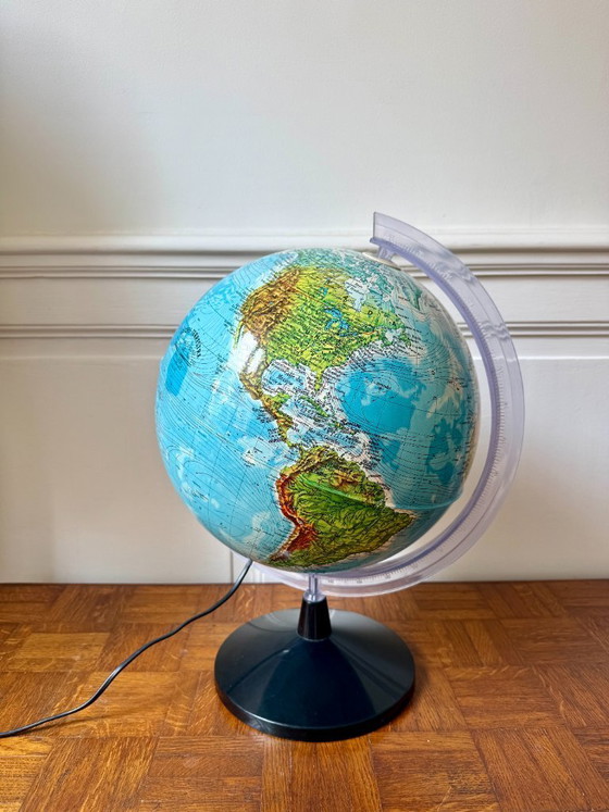 Image 1 of 1980s Globe, Technodidattica, Printed in Italy