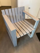 Wooden armchair/lounge chair/garden chair