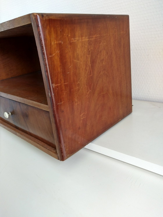 Image 1 of Pieza antigua de escritorio/armario con cajones