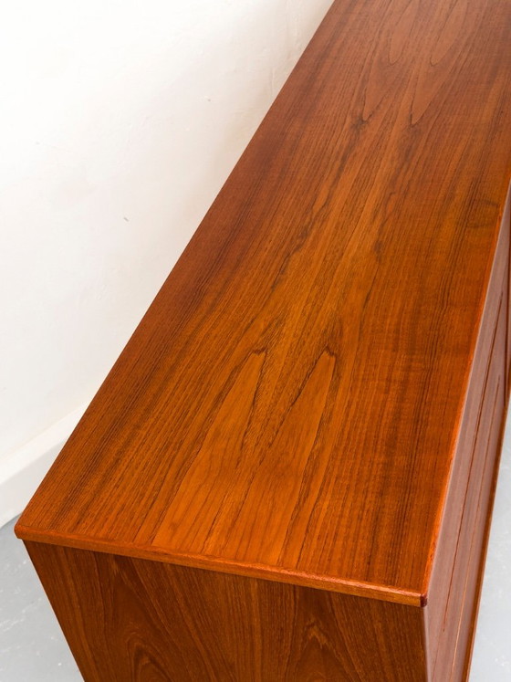 Large Teak Chest of Drawers from Tørring / HJN Møbelfabrik, 1960s – Sideboard, Wood (photo 15 of 25)