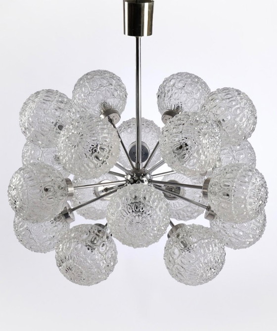 Image 1 of Sputnik vintage con 18 lampadine anni '70