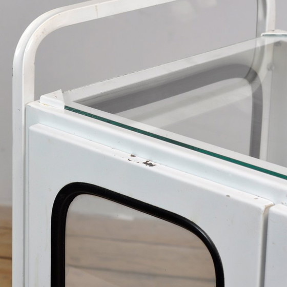 Carrello ospedaliero d'epoca, anni '70 – Carrelli bar, Glass, Metal (photo 8 of 10)
