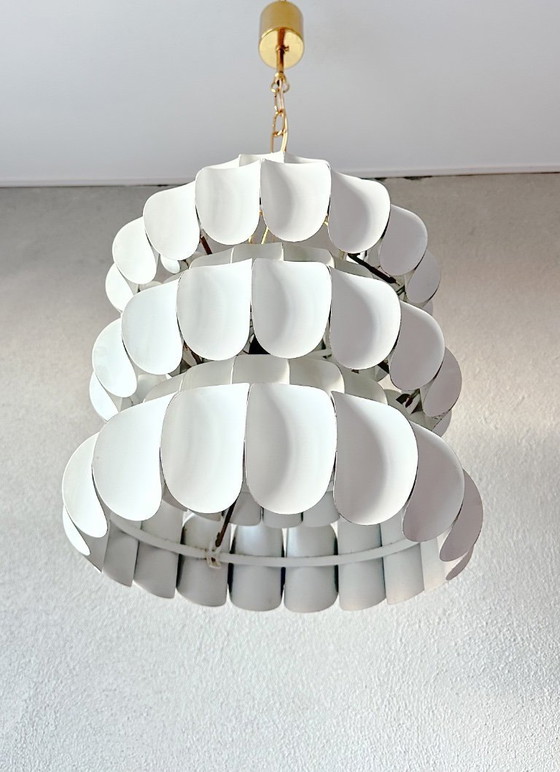 Image 1 of Lampe à suspension vintage Temde Leuchten