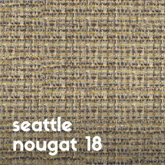 Image 1 of Fauteuil lounge avec pieds en métal en forme de traîneau