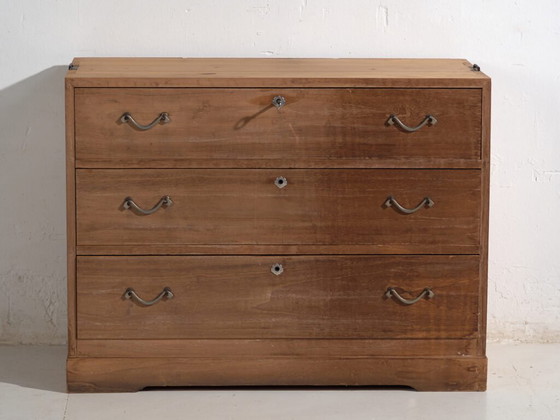 Antique Japanese chest of drawers - Taishō / Showa Period (c. ) #30 – Metal (photo 34 of 40)