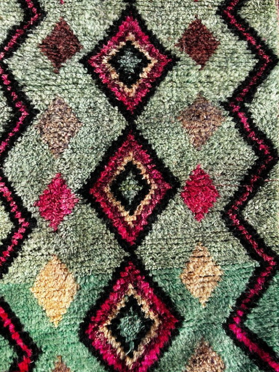 Image 1 of Boujad Läuferteppich – 75 x 370 cm, marokkanischer Pastell-Wollteppich für Flur