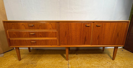 Mid-Century Retro Vintage Teak Sideboard by Turnidge of London 1960 Rare Model • Scandinavian Design Influence • Exceptional Te