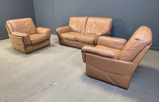 Image 1 of Set di divani vintage di Durlet, anni '80