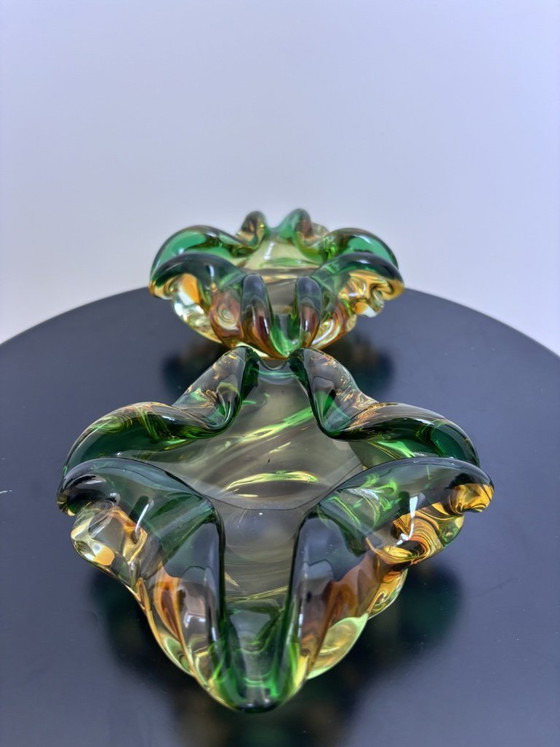 Set van 3 vintage Murano Sommerso glazen schalen van Vetri D'Arte – Glass (photo 9 of 21)