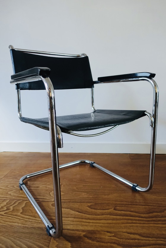 Image 1 of 4x Thonet S34 Mart Stam Bureaustoelen