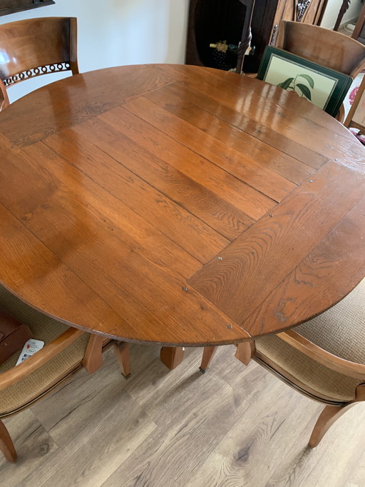 Schuitema dining table and 4 chairs.