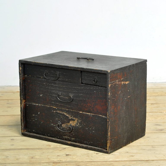 Image 1 of Small Japanese chest of drawers, circa 1900