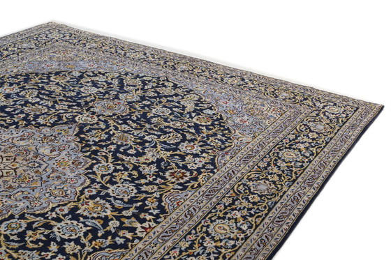 Image 1 of Alfombra persa Kashan 3,74 x 2,63 Alfombra oriental fina N.° 24640