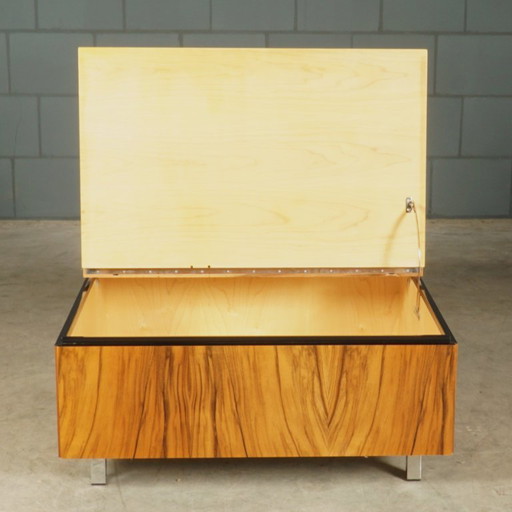Vintage Design Coffee Table with Storage – 1960s – salontafels, Chrome (photo 2 of 14)