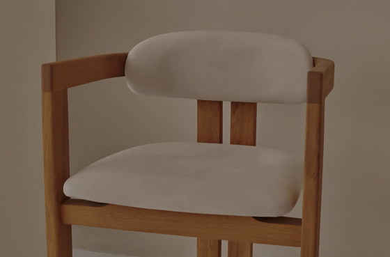 Image 1 of Aime Té Japandi Eetkamerstoel gestoffeerde zitting