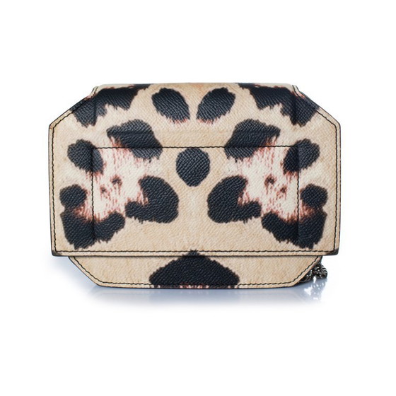 Image 1 of Givenchy schoudertas met luipaardprint en strik