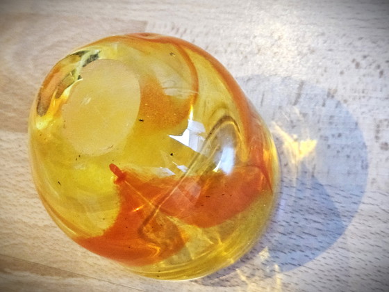 Image 1 of Set di due vasi colorati di Murano