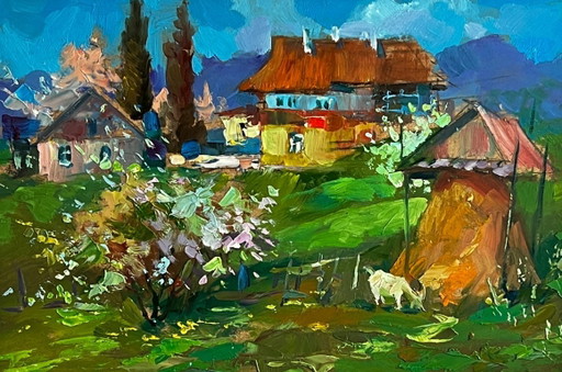 A Quiet Village Street