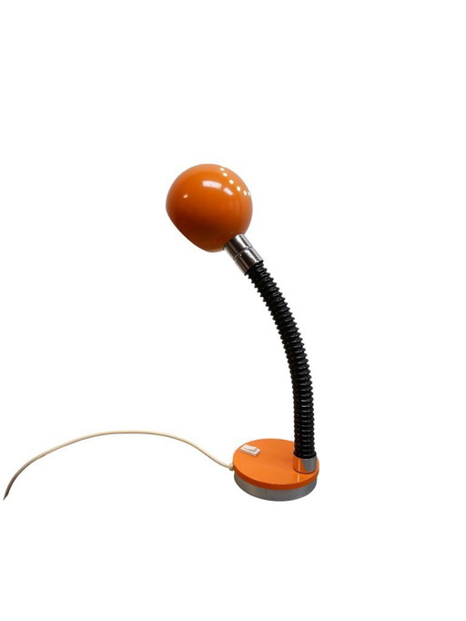 Orange Space Age Table Lamp, 1970s
