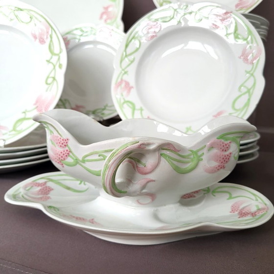 U&C Sarreguemines TIRCIS Jugendstilservice – U C Sarreguemines TIRCIS, Geschirr, Porcelain (photo 7 of 9)