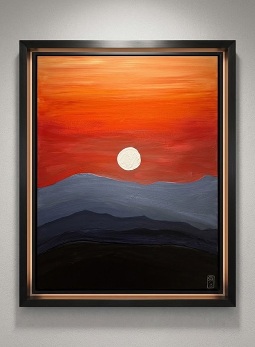 The End of the Sun – schilderijen tekeningen, Canvas
