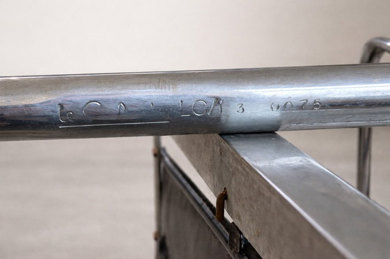 Image 1 of Corbusier Cassina LC3 Fauteuils set (2 stuks) - Serienummers #0075 & #0112