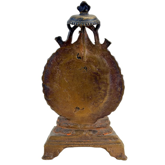 Buda Ratnasambhava indio – Siglo XIX – Renacimiento Pala – 15 cm – Esculturas, Bronze (photo 6 of 9)