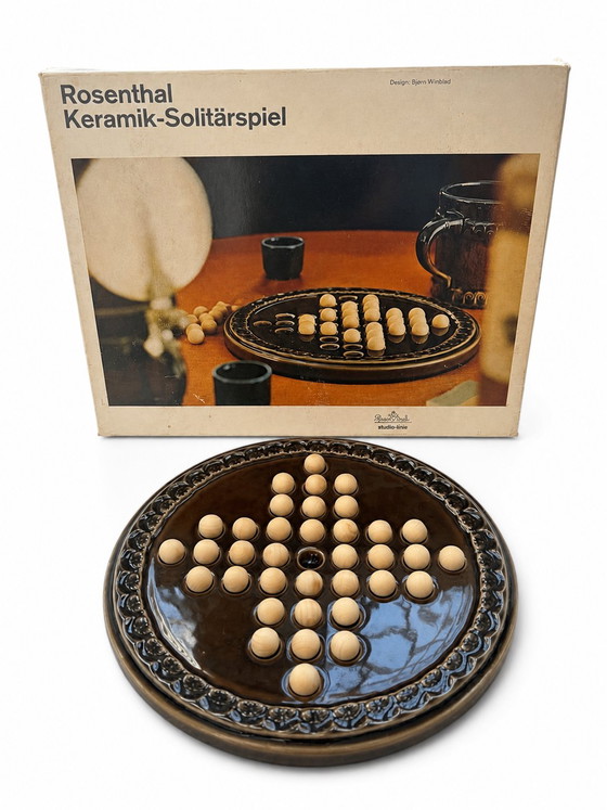 Image 1 of Rosenthal Studio-Linie – Keramik-Solitär von Bjørn Wiinblad (1979) mit Box