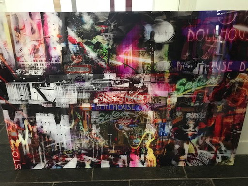Jasper van den Oever - Pintura Accyl Glass Hamburgo St. Pauli
