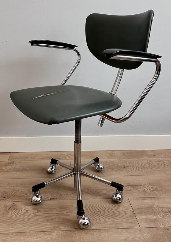 Image 1 of Bellissima sedia da ufficio Gebr. de Wit 3311 - su ruote