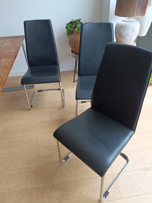 5 Calligaris Eetkamerstoelen