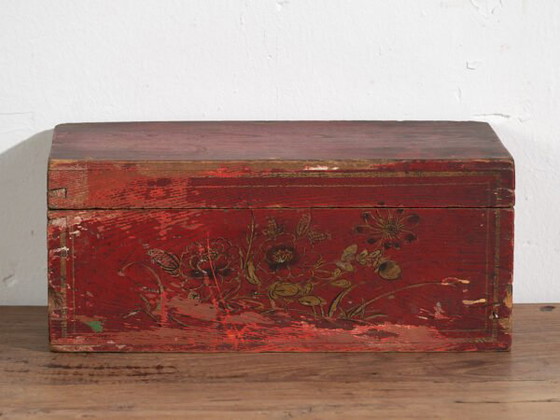 Antique garnet red oriental case (c.1900) #36 – Storage cabinet (photo 18 of 40)