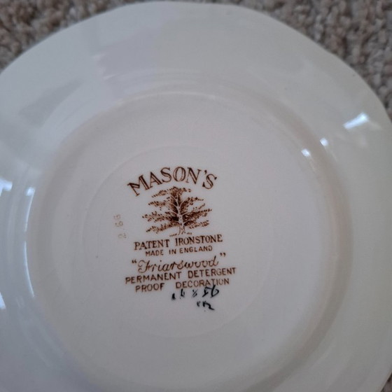 Image 1 of Mason's Ironstone Friarswood cake plates