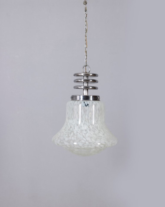 1960s Vintage Murano Glass Pendant Lamp – Carlo Nason Design – Chandeliers (photo 3 of 12)