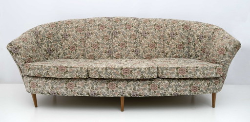 Italienisches Mid-Century Modern Sofa im Ico Parisi Stil, 1950er