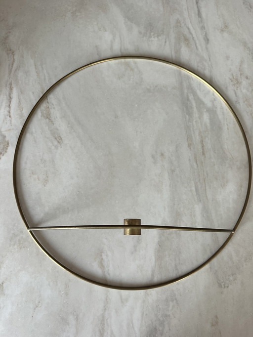 2x POV Circle L & S Messing-Kerzenhalter