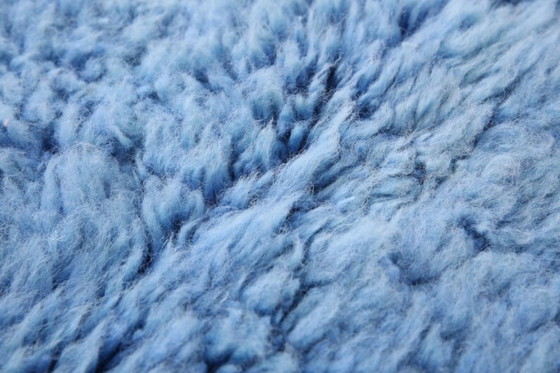 Image 1 of Handmade Beni Ourain Wool Rug: Minimalist Boho Decor 3X2m