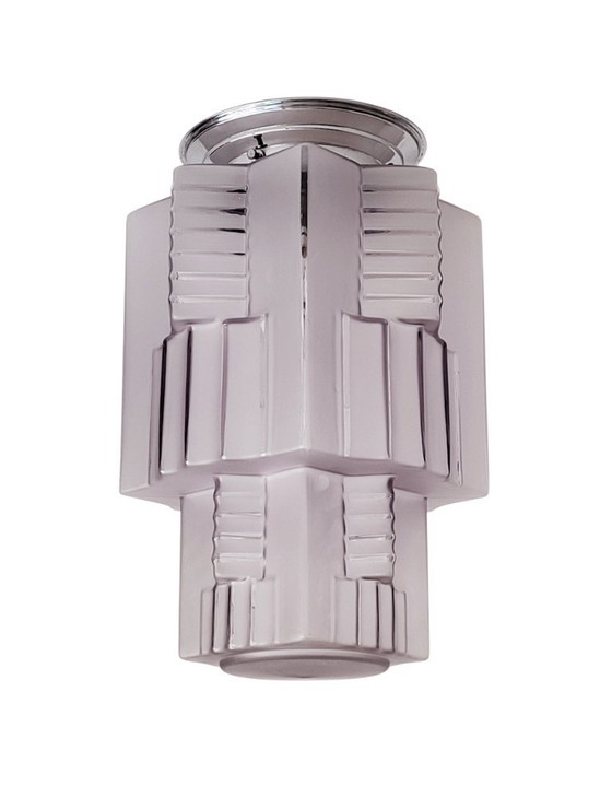 Image 1 of Art Deco Skyscraper Ceiling Light, 1930s
