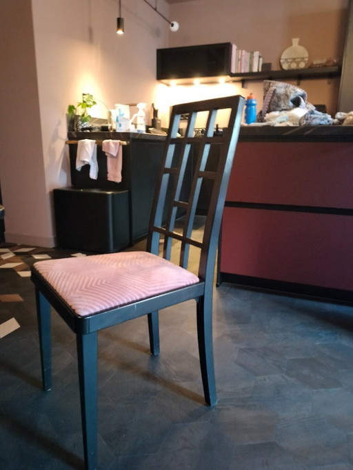 Thonet Essgruppe im postmodernen Stil der 1980er Jahre – sechseckiger Tisch + 6 Stühle Modell 87